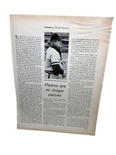 1972 Sports Illustrated San Diego Padres with Don Zimmer Article