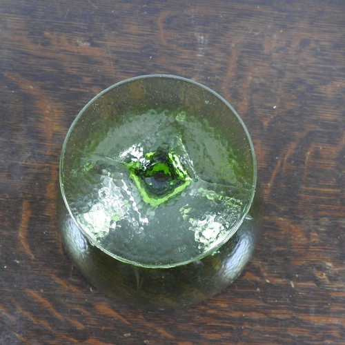 Vintge Hazel Atlas Green Pebblestone Footed Compote - Picture 7 of 8