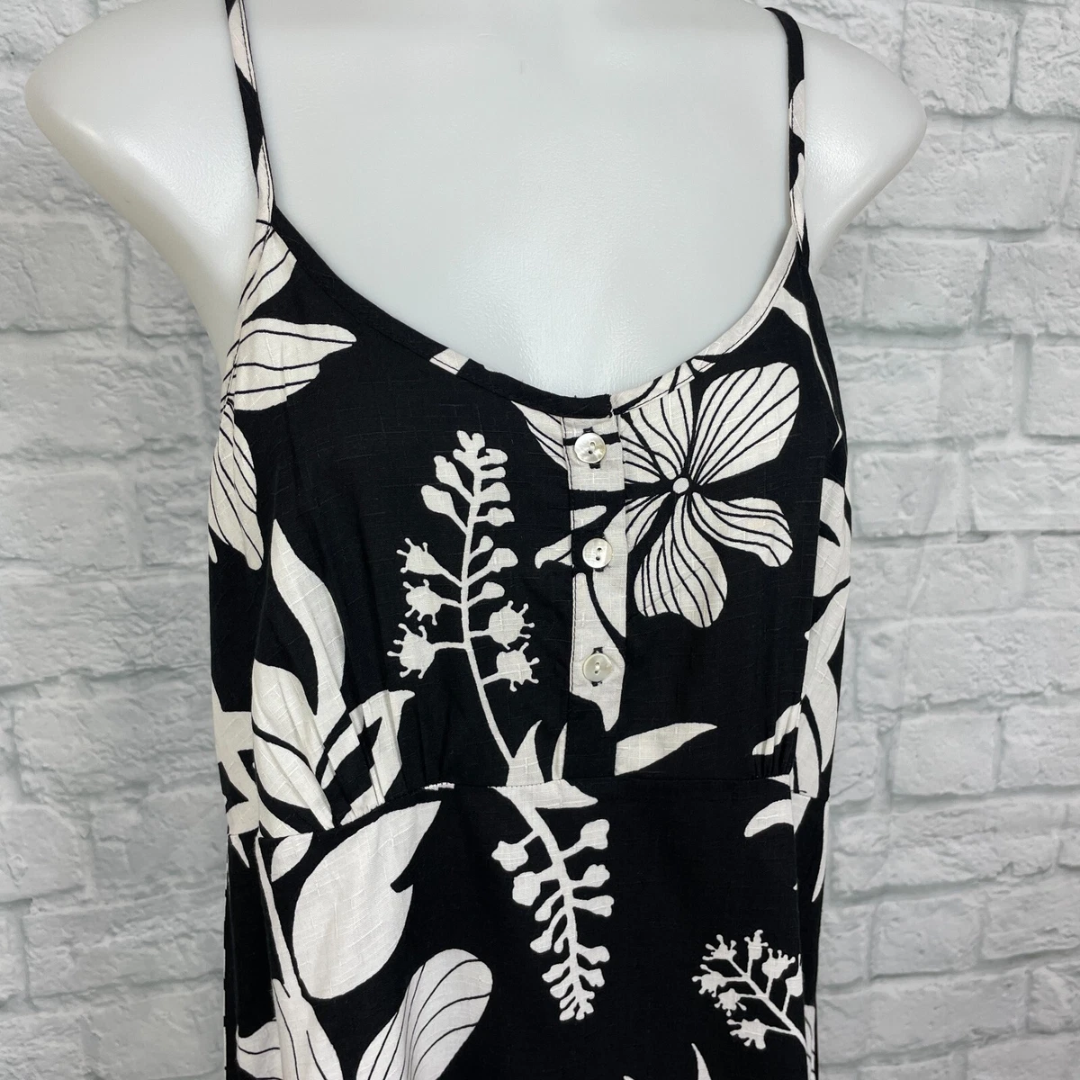 White dress with black cheap straps