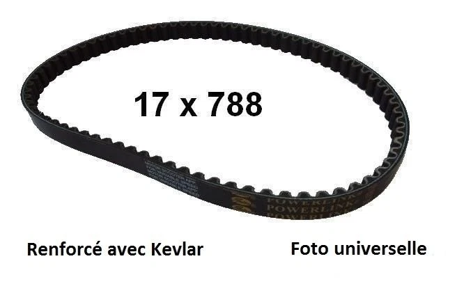 Courroie d'entraînement moteur Kevlar pour CPI Oliver Sport 50 2005-2007 - Photo 1/1