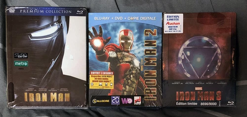 Blu-Ray Collection "IRON MAN" Premium / Collector / Steelbook Edition