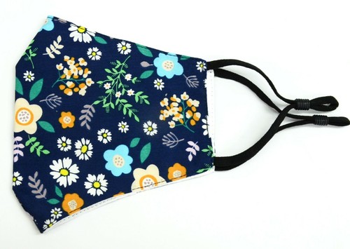 Unisex 100% Cotton 3 Layers Face Cover Mask Washable Reusable Breathable Dust - Picture 72 of 75