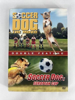 NEW: Soccer Dog The Movie & Soccer Dog European Cup DVD Double Feature, Sealed