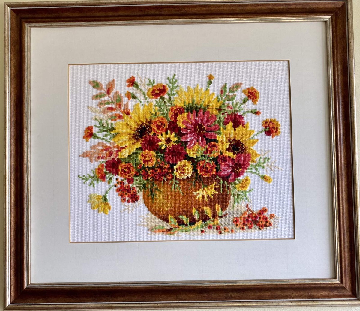 Riolis Counted Cross Stitch Kit Autumn Flowers R1973 | eBay
