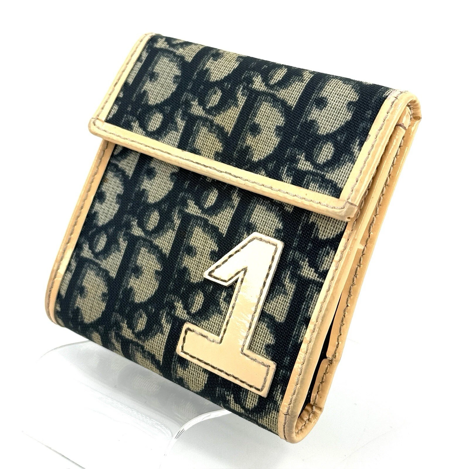 Christian Dior Portefeuille Sac à Main Trotteur Authentique #179
