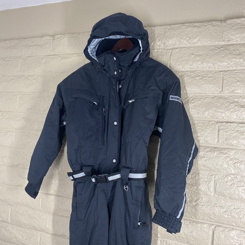 Obermeyer One Piece Snow Ski Snowboard Suit Pant Jacket Black Women's Size 12 - Picture 7 of 12