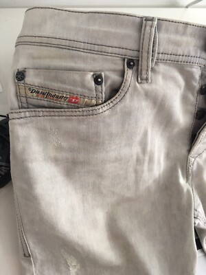 PURCHASED DIESEL TEPPHAR JEANS 31W 32L Light Grey RARE