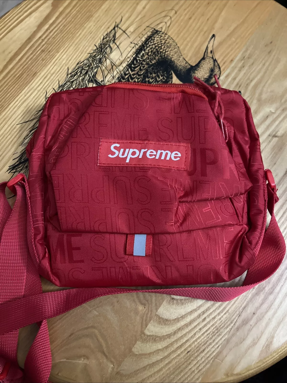 Sac à bandoulière Supreme par Cordura rouge
