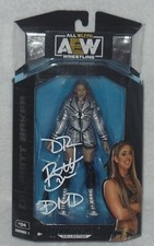 DR BRITT BAKER DMD SIGNED AUTO'D AEW UNRIVALED COLLECTION ACTION FIGURE BAS COA
