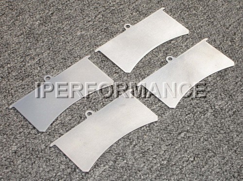 Titanium Brake Pad Shim Heat Shield Set for CNC 627, 636, 654
