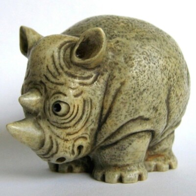 MPS Harmony Kingdom - Oddbods - Small Cute Rhino / Rhinoceros 2 - Solid Figur