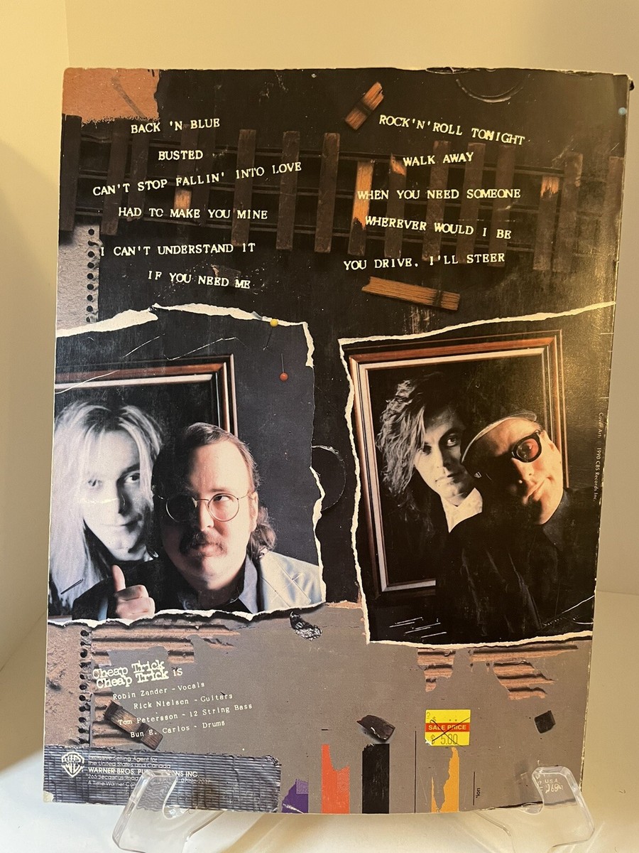 Cheap Trick, Cheap Trick/Busted, Songbook, 1990 | eBay