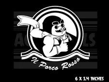 Porco Rosso -  Ghibli - Anime - vinyl decal sticker 