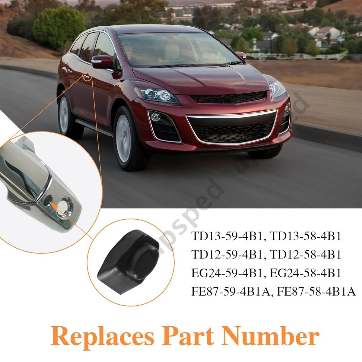 Mazda 6 Speed 6 Rx8 CX7 CX-9 Front Door Handle Keyless Switch