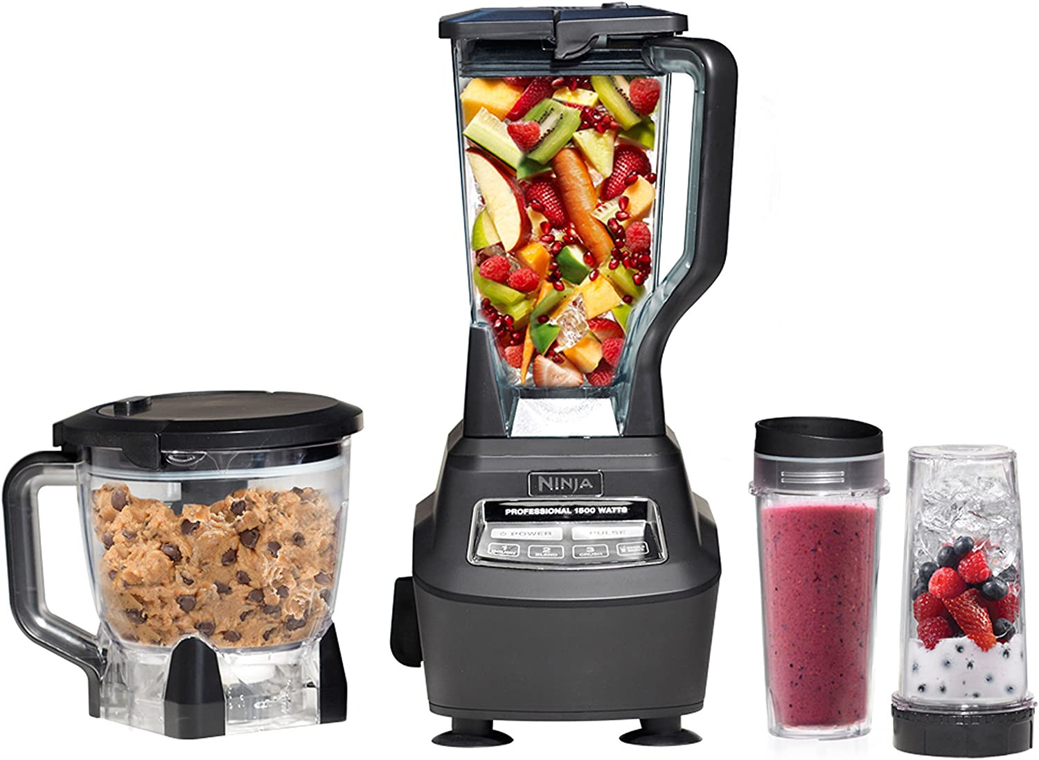 Ninja BL770 Mega Kitchen System, 1500W, 4 Functions for Smoo
