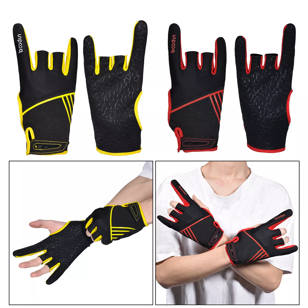 1 Pair Bowling Ball Glove Equipment Bowl Gloves Gifts for Men Women