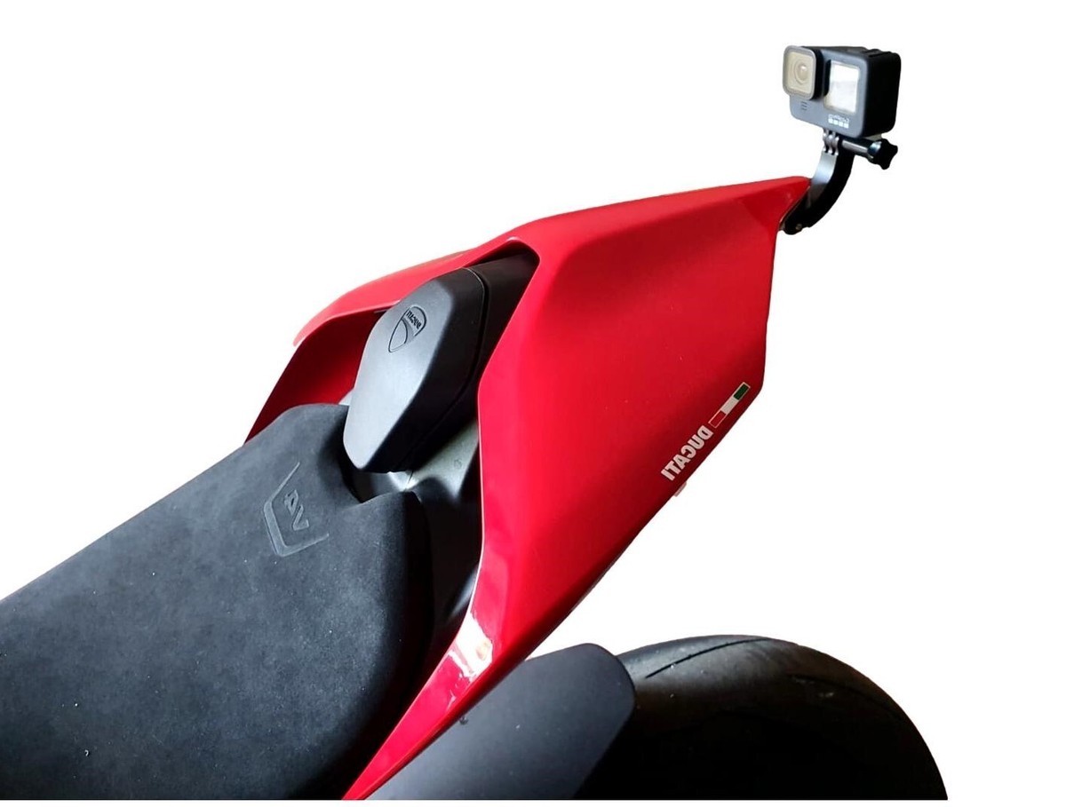 DUCATI パニガーレ用アルミ製マウント(GoProベース＋QSTARZ取付 