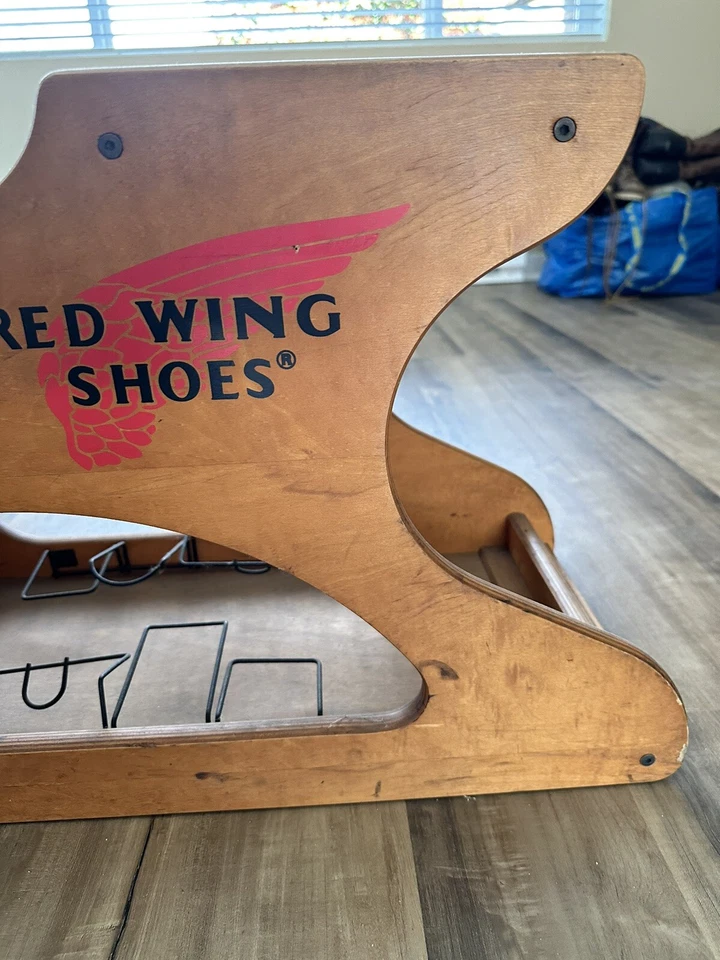 VINTAGE RED WING SHOES BOOT SHOP DISPLAY FITTING STOOL RARE! - Image 2 of 4