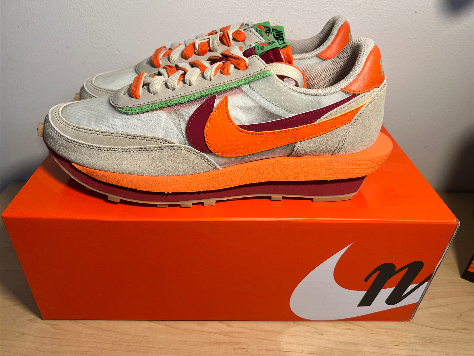 SACAI X NIKE Nike sacai x Clot x LDWaffle Kiss of Death taglia 11 5 uomo DH1347 100 nuove di zecca