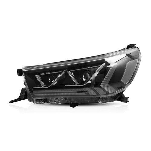 VLAND LED Headlights Projector w/Animation For 2015-2019 Toyota Hilux Vigo Revo - Picture 2 of 21