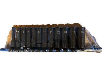 Matco Tools 12 Piece 1/4  Drive Metric Deep Pro Non-Slip Impact Socket Set New