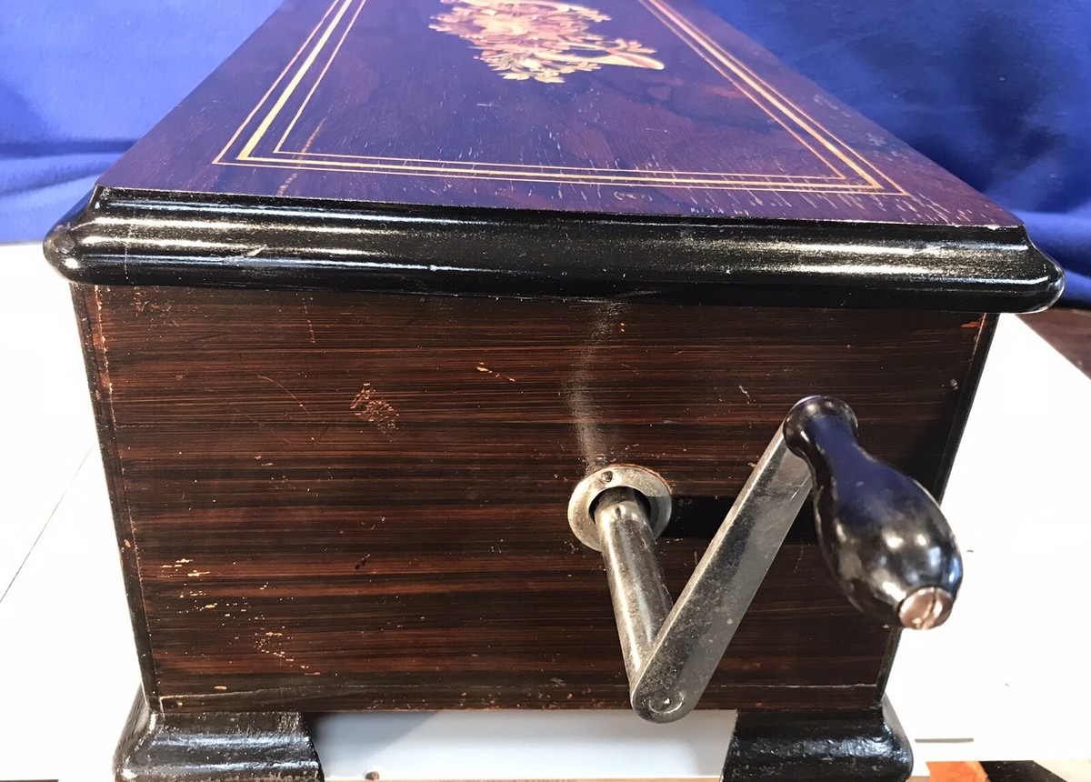 1885 Large Antique Key Wind swiss JACOT'S cylinder music box 1885 Large Antique Key Wind swiss JACOT'S cylinder music box