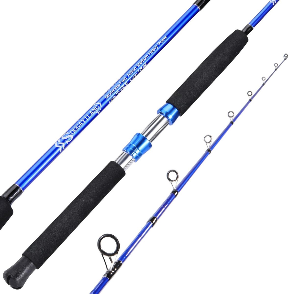 Sougayilang Catfish Fishing Rod, Piece Catfishing Fishing Pole