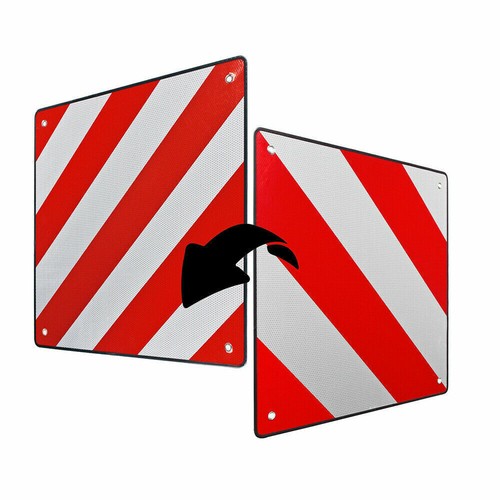 2 In 1 Warntafeln Warntafel 50 X 50 cm Rot-Weiß Italien und Spanien Aluminium DE - Bild 19 von 19