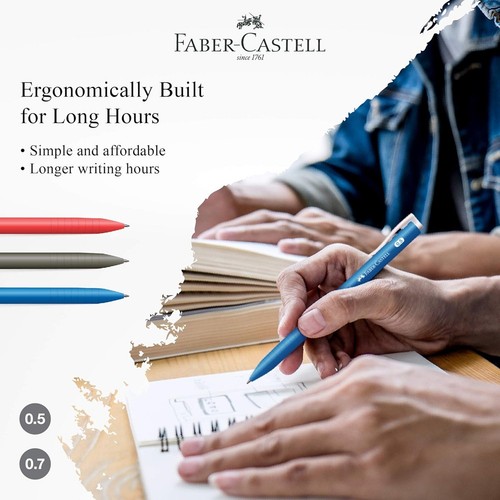 Faber-Castell RX Gel Pen - 0.7mm Waterproof, High Color Intensity (Box of 10) - Picture 3 of 7