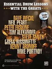 Essential Drum Lessons with the Greats - by John Xepoleas - 00-35141