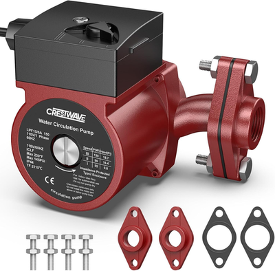 #ad 130W Hot Water Recirculating Pump 3 Speed Adjustable 13 GPM 24Ft Max Head Circu $109.56