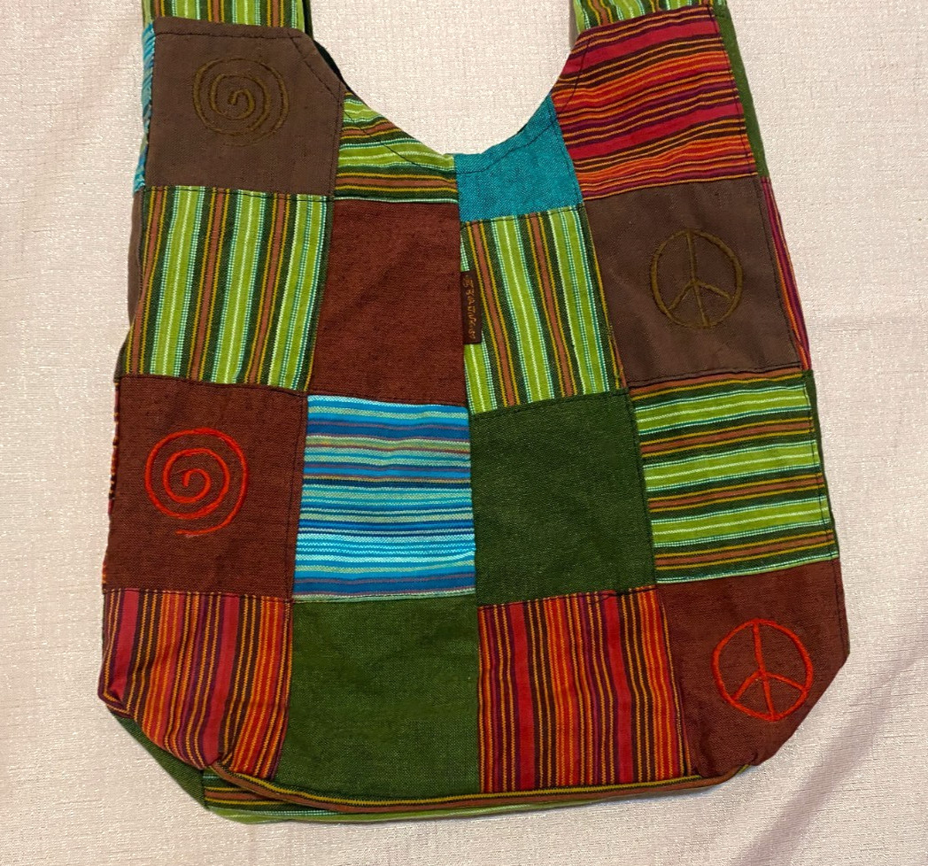 Kathmandu Boho Collection Patchwork Cotton Crossb… - image 6