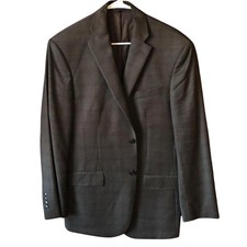 Jos. A. Bank 1905 Tailored Fit Brown Glen Plaid Blazer Sport Coat Mens brrr