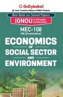 MEC-08/MEC-108 Economics Of Social Sector And Environment Gullyabab. Com Panel