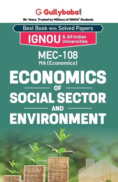 MEC-08/MEC-108 Economics Of Social Sector And Environment Gullyabab. Com Panel-image