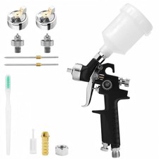 Mini Hvlp Spray Gun Paint Sprayer 125ml Cup 0.81.0mm Auto Detail Repair Tool