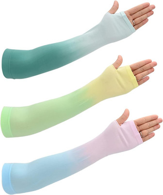 3 Stk Arm Sleeves UPF50+ Uv Schutz Kühlung Armstulpen Farbverlauf Sommer Und Neu