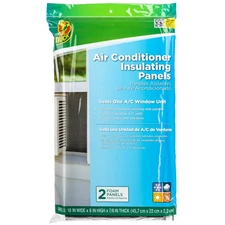 Duck Brand Foam Window Air Conditioner Insulating Panels 18" x 9" x .88" BLACK