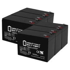 Mighty Max 12V 9AH Replacement Battery for For CyberPower RB1290 UPS - 6 Pack