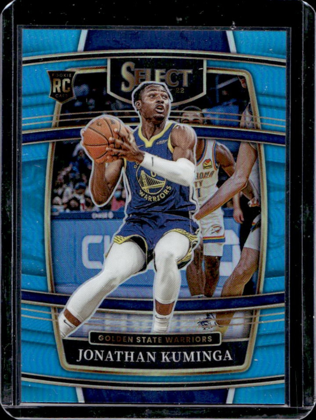2021-22 Select Jonathan Kuminga RC Light Blue Prizm Concourse #288/299 Warriors