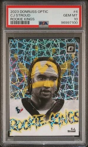 2023 PANINI DONRUSS OPTIC RC KINGS #4 CJ STROUD ROOKIE RC PSA 10