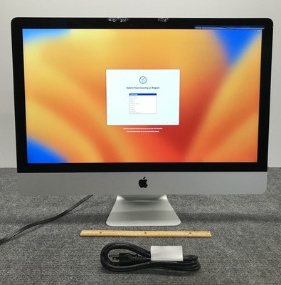 Apple iMac A1419 2017 27'' AIO i5-7500 24GB RAM 1TB HDD + 32GB SSD, As Is