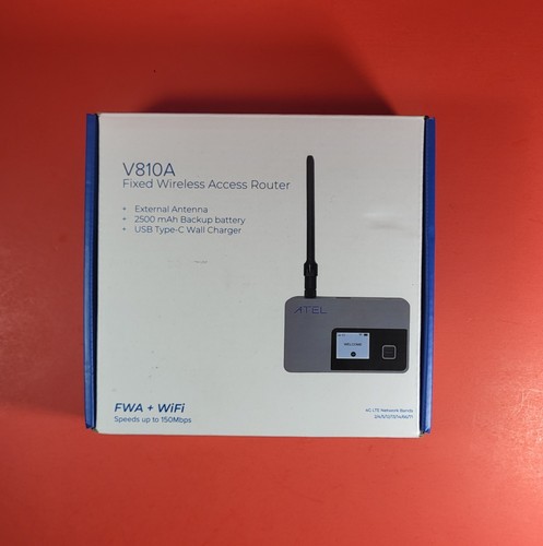 Atel V810A 4G/LTE Internet Gateway router wireless fisso 2500 mAh Batt (scatola aperta) - Foto 10 di 15