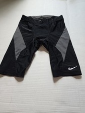 Boys 10-12 Black And Gray Nike Swim Shorts