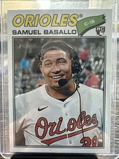 2026 Topps Heritage - Image Variation Samuel Basallo #175 (RC) SP