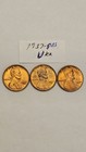 wheat penny 1937-P,1937-D,1937-S RED BU SET 1937,1937D,1937S UNC LINCOLN CENT #B — photo 1