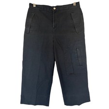 RALPH by Ralph Lauren Vintage Cargo Cropped Utility Pants Sz 8 Navy Capri Y2K