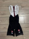 Men Castelli Velocissimo Cycling Bike Black Bib Shorts sz 2XL
