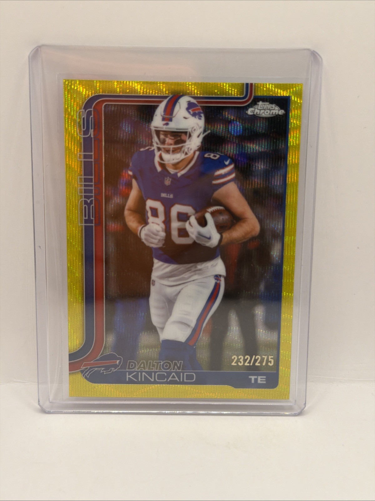 Topps Chrome Gold Dalton Kincaid Buffalo Bills #37 NFL Card 059/275