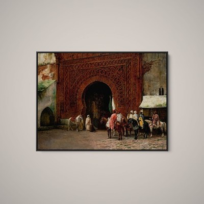 Edwin Lord Weeks - Rabat the Red Gate - Art Print on Paper or Canvas